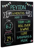 Baby Milestone Chalkboard