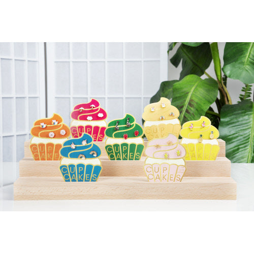 Cupcake Stud Earring Set