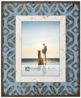 5x7 Blue Metal Tile Frame (CLEARANCE)