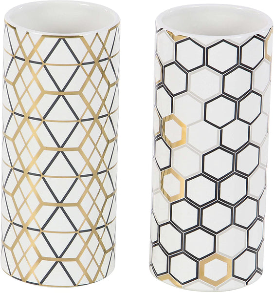 Beehive Design Ceramic Vase