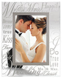 MR & MRS Metallic Glass Frame