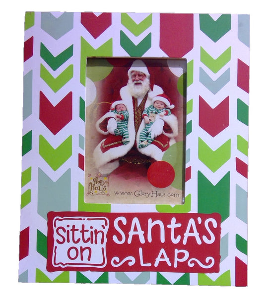 SITTIN' ON SANTA'S LAP Frame