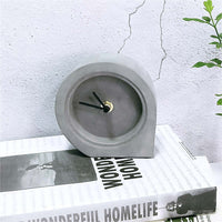 Grey Concrete Desk Clock (CLEARANCE)