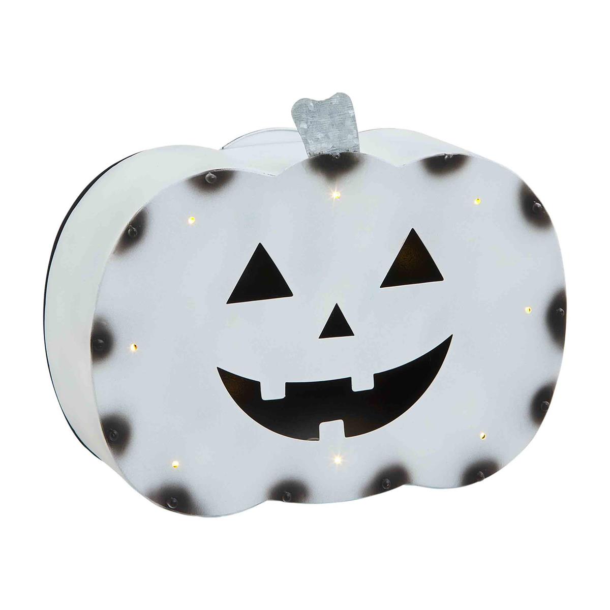 Light-up Tin Jack-o-Lantern (CLEARANCE)