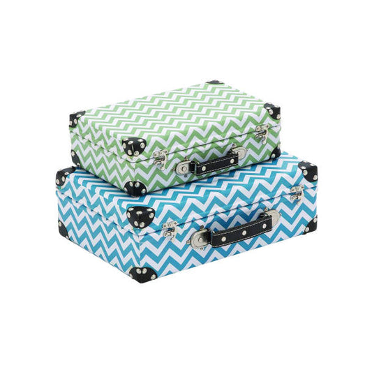 Blue and Green Vinyl Cases  (CLEARANCE)