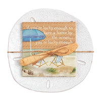 Sand Dollar Cheese Set (CLEARANCE)