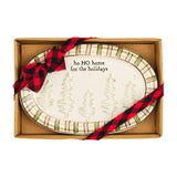Holiday Lodge Sentiment Plate