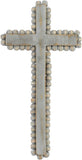 White-washed Beaded Crosses