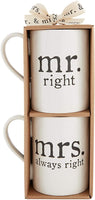 MR & MRS RIGHT Mug Set