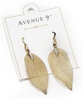 Alloy Leaf Earrings