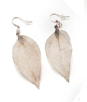 Alloy Leaf Earrings
