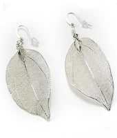 Alloy Leaf Earrings