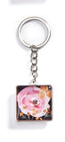 Double-sided Floral Keychain