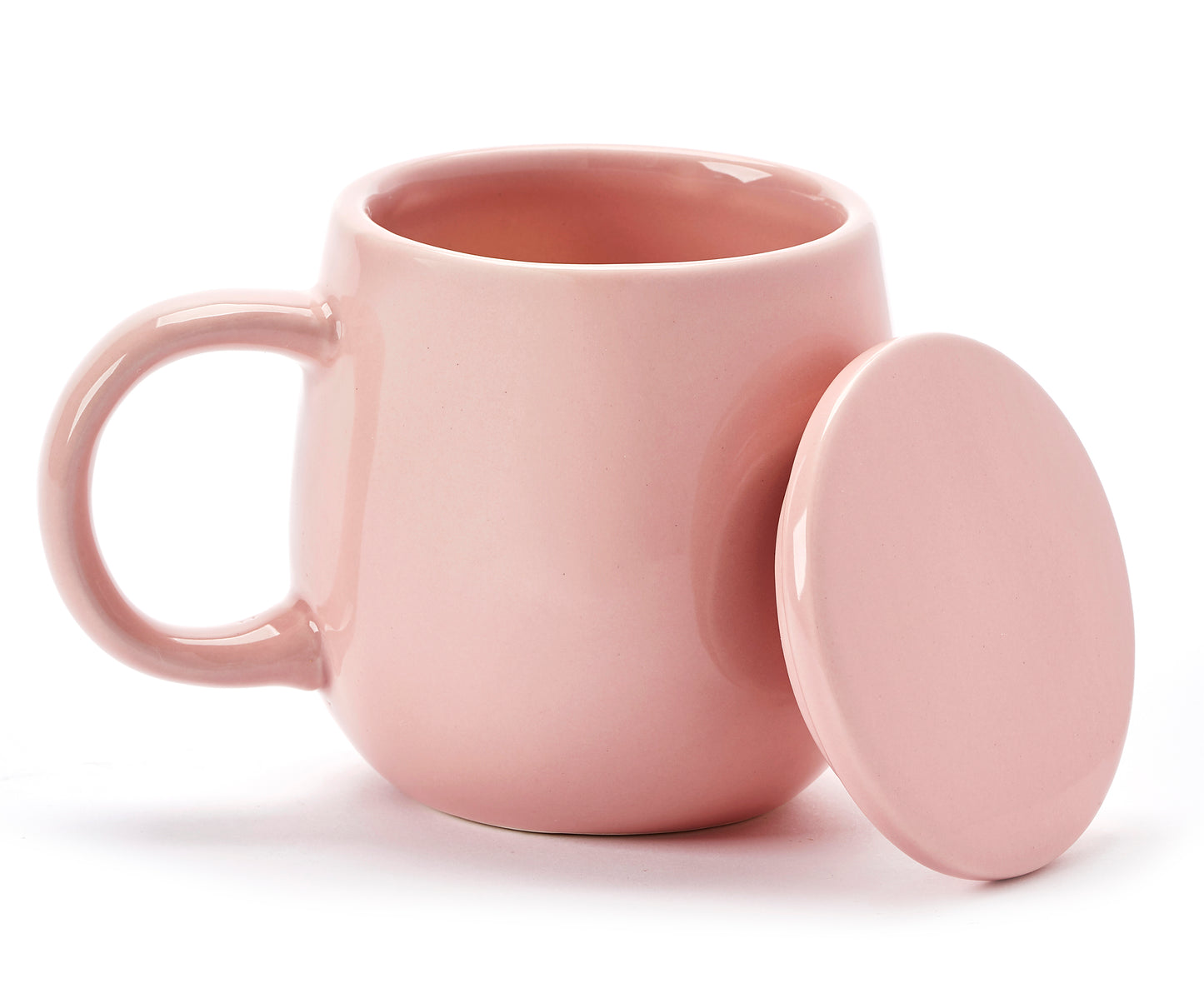 Pink Mug w/Lid (CLEARANCE)