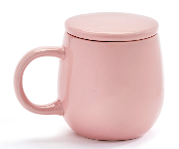 Pink Mug w/Lid (CLEARANCE)