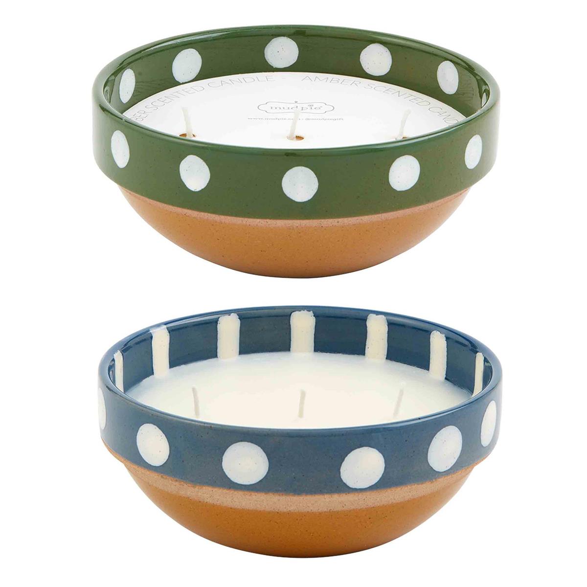 Dotted Bowl Candle