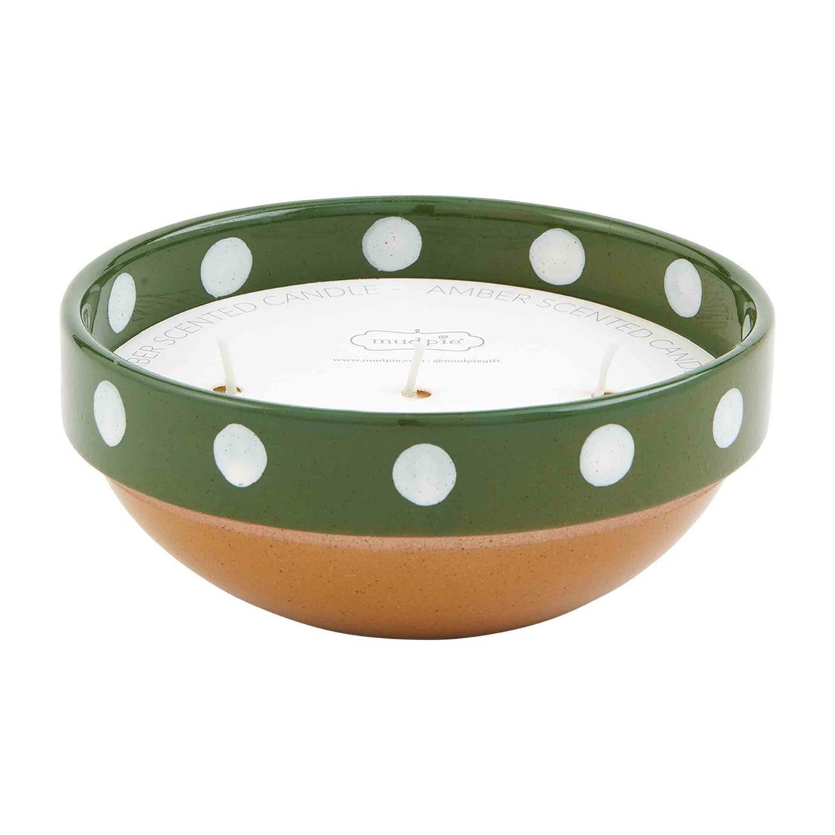 Dotted Bowl Candle