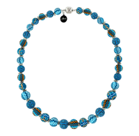 Aztec Blue Magnet Necklace (CLEARANCE)
