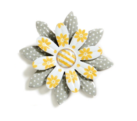 Patterned Flowers Wall Decor