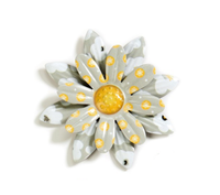 Patterned Flowers Wall Decor