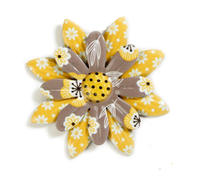Patterned Flowers Wall Decor
