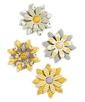 Patterned Flowers Wall Decor