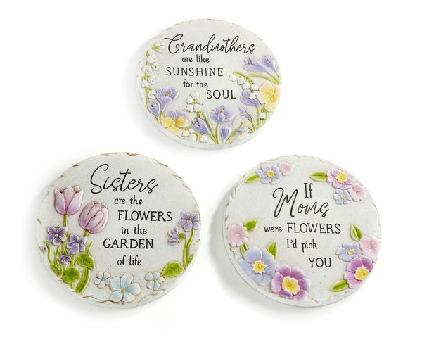 Floral Stepping Stone (CLEARANCE)