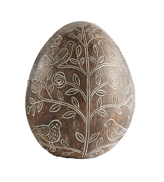 Floral Patterned Egg