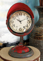 Metal Table Clock (red or blue)