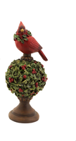 Mistletoe Topiary With Cardinal (Small)