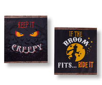LED Halloween Canvas Sign (CLEARANCE)