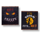 LED Halloween Canvas Sign (CLEARANCE)