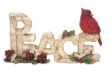 PEACE with Cardinal Figurine