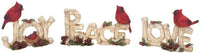 PEACE with Cardinal Figurine