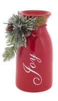 Red Milk Bottle - JOY (CLEARANCE)