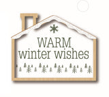 Winter House Sign