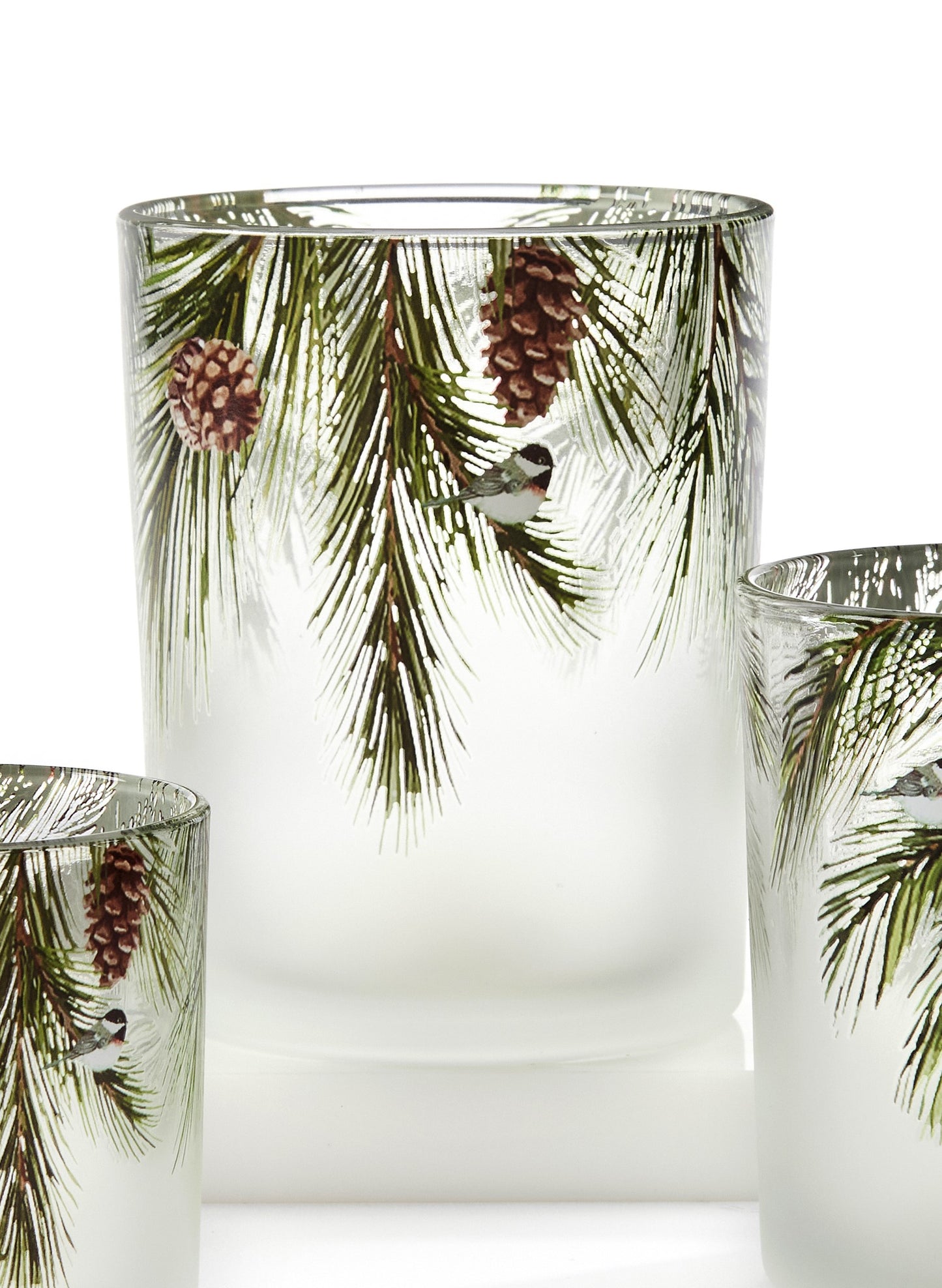 Glass Candle Holder