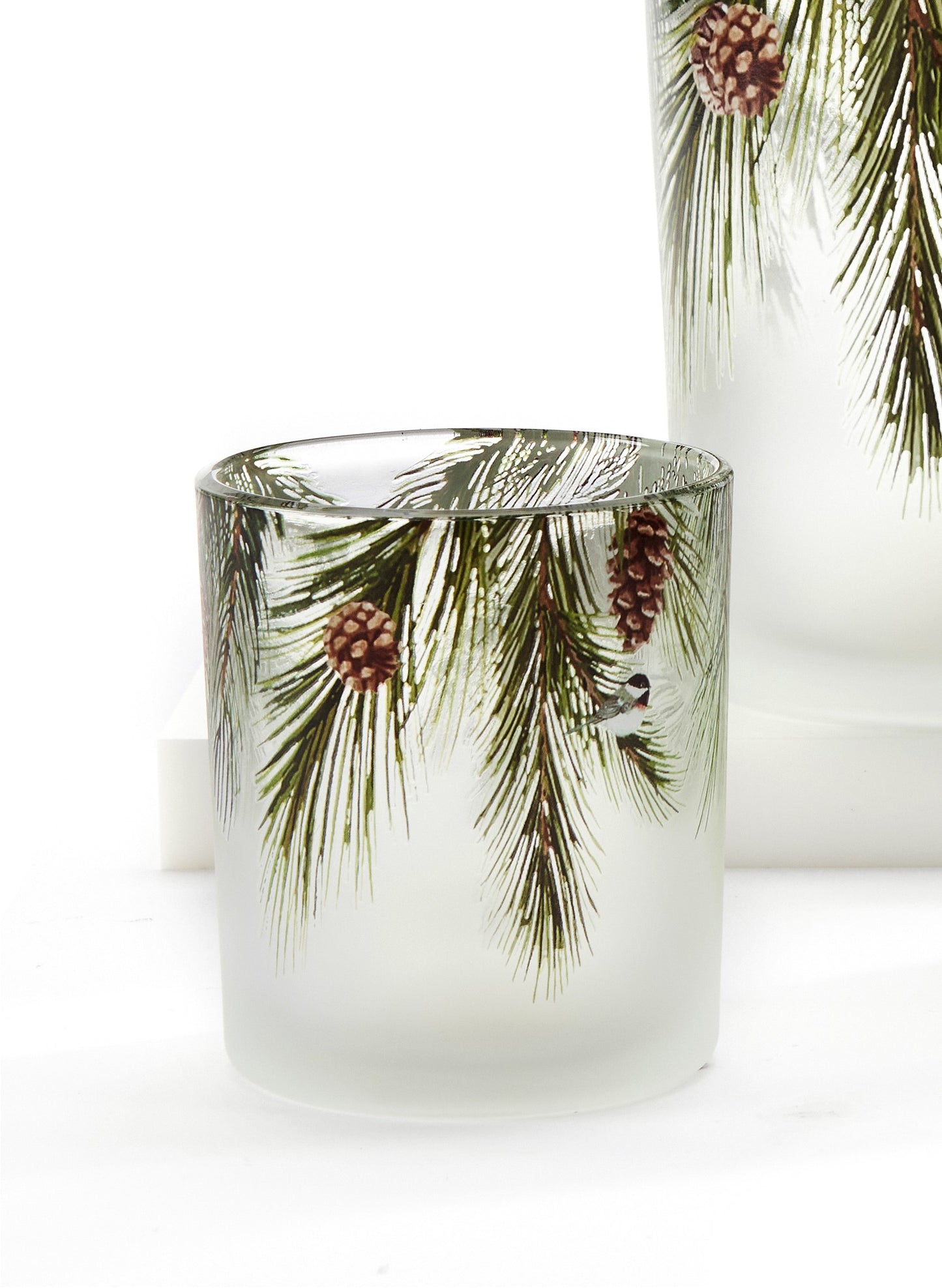 Glass Candle Holder