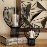 Metal Candle Holders (set of 3) (CLEARANCE)