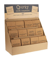 Quirky Cork Coasters (CLEARANCE)