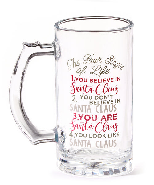 4 STAGES OF LIFE Beer Glass (CLEARANCE)