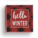 Buffalo Plaid Desk Block