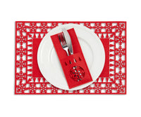 Red Placemat Set (set of 4)