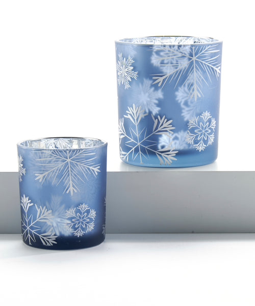 Snowflake Candle Holder Set (CLEARANCE)