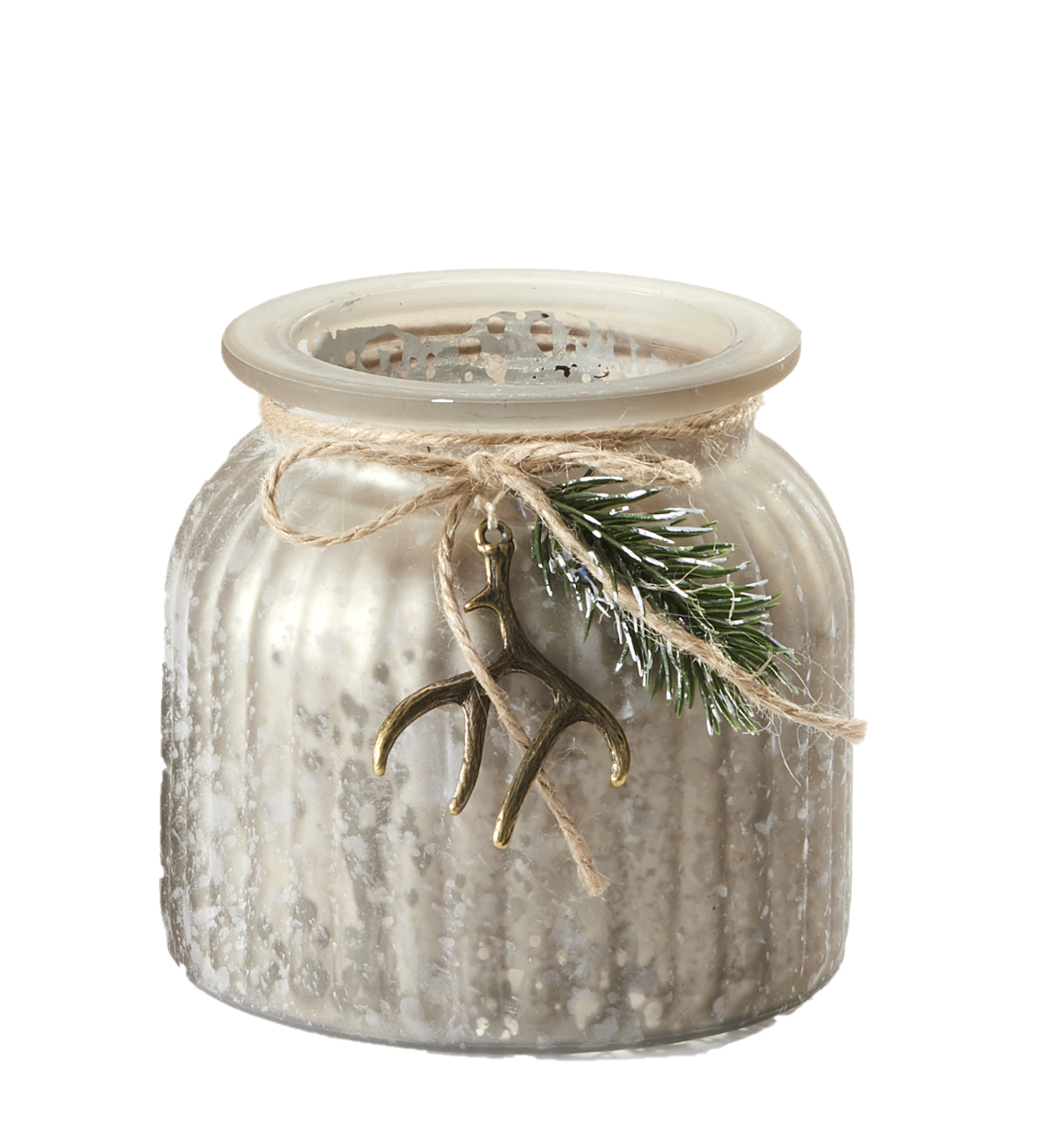 Frosted Candle Holders