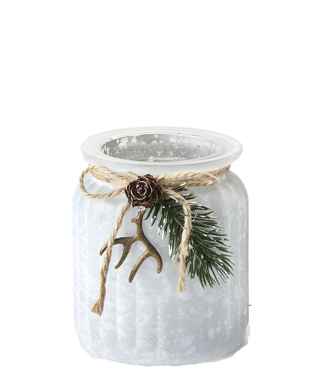 Frosted Candle Holders