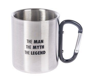 Carabiner Mug - MAN, MYTH, LEGEND (CLEARANCE)