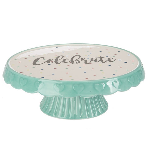 Celebrate Cake Plate (CLEARANCE)