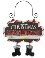 CHRISTMAS COUNTDOWN Santa Feet Sign