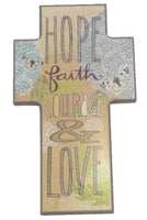 HOPE FAITH Wall Cross